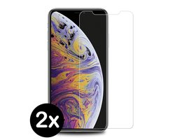 Screenprotector - 2 Stuks - Geschikt voor Apple iPhone Xs Max - Extra Sterk - Beschermglas - Gehard Glas - Tempered Glass - Screen Protector
