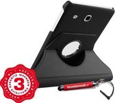 Galaxy Tab E 9.6 T560 hoes zwart met extra stabiliteit, kleurvastheid en uitschuifbare Hoesjesweb stylus