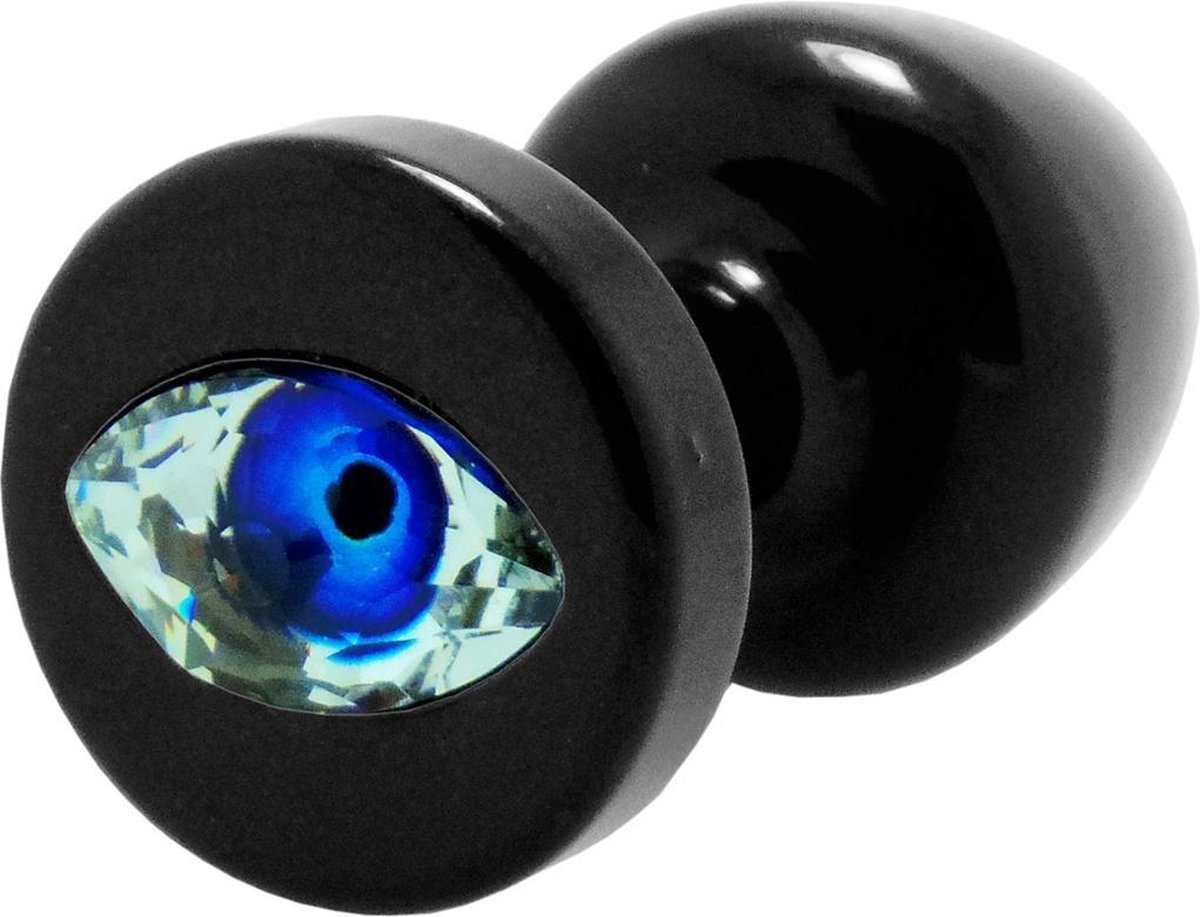 Goedkoopste Diogol - Anni R Butt Plug Oog Zwart Crystal Zwart 30 mm