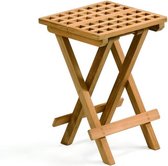 Blokrooster klapstoeltje/tafel 30x30 cm (Ongeolied)