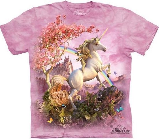 The Mountain T-shirt Awesome Unicorn T-shirt unisexe Taille S