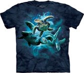 T-shirt Sea Turtle Collage M