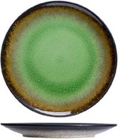 Fervido Green Plat Bord in Aardewerk - D26,5cm (set van 6)