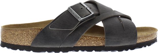Birkenstock Lugano Camberra Iron narrow Oiled Leather Heren Slippers - 46 |  bol.com