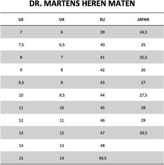 Dr Martens Schoenen Dames / veterboots - 1460 Pascal Virginia - Zwart -  Maat 40 | bol.com