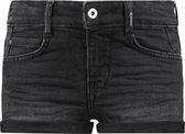 Retour Jeans Meisjes Jeans short - black denim - Maat 116
