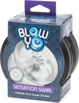 BlowYo - Sensation Swirl - Intense Oral Super Stroker - transparant