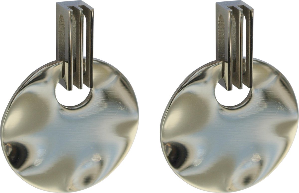 FlowJewels -oorbellen - Stainless steel - dames - zilverkleurig