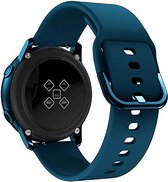 Horlogeband van Siliconen voor Ticwatch 2 / Ticwatch E | 20 mm | Horloge Band - Horlogebandjes | Blauw/turquoise