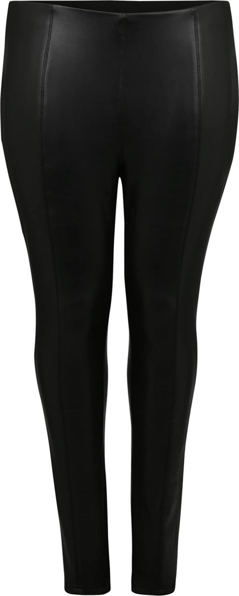 Urban Classics Skinny fit broek -5XL- Faux Leather Zwart