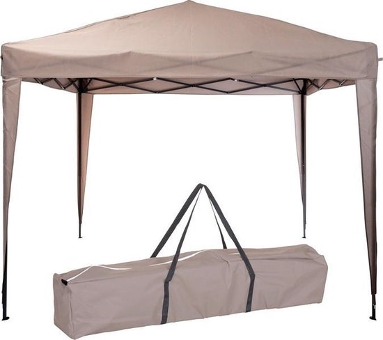 Omleiding pleegouders wetgeving Ambiance Easy-up Partytent - 3x3m - Opvouwbaar - Taupe | bol.com
