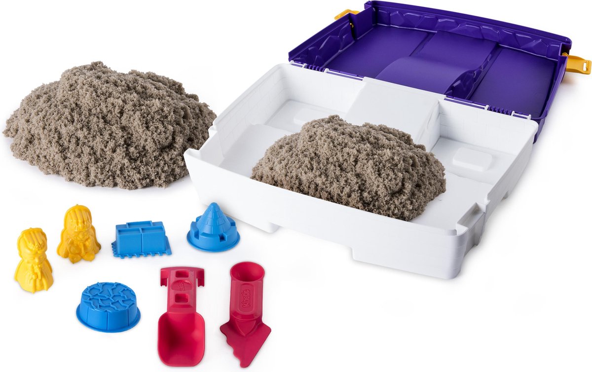 kinetic sand construction site sand box