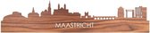Skyline Maastricht Notenhout - 120 cm - Woondecoratie design - Wanddecoratie - WoodWideCities