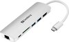 Sandberg USB-C Dock HDMI+LAN+SD+USB,61W