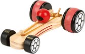 Raceauto met elastiek