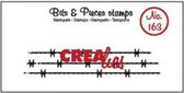 Crealies Bits & Pieces stempel no.163 Prikkeldraad