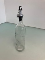 Fles voor olie - Glas met schenkdop