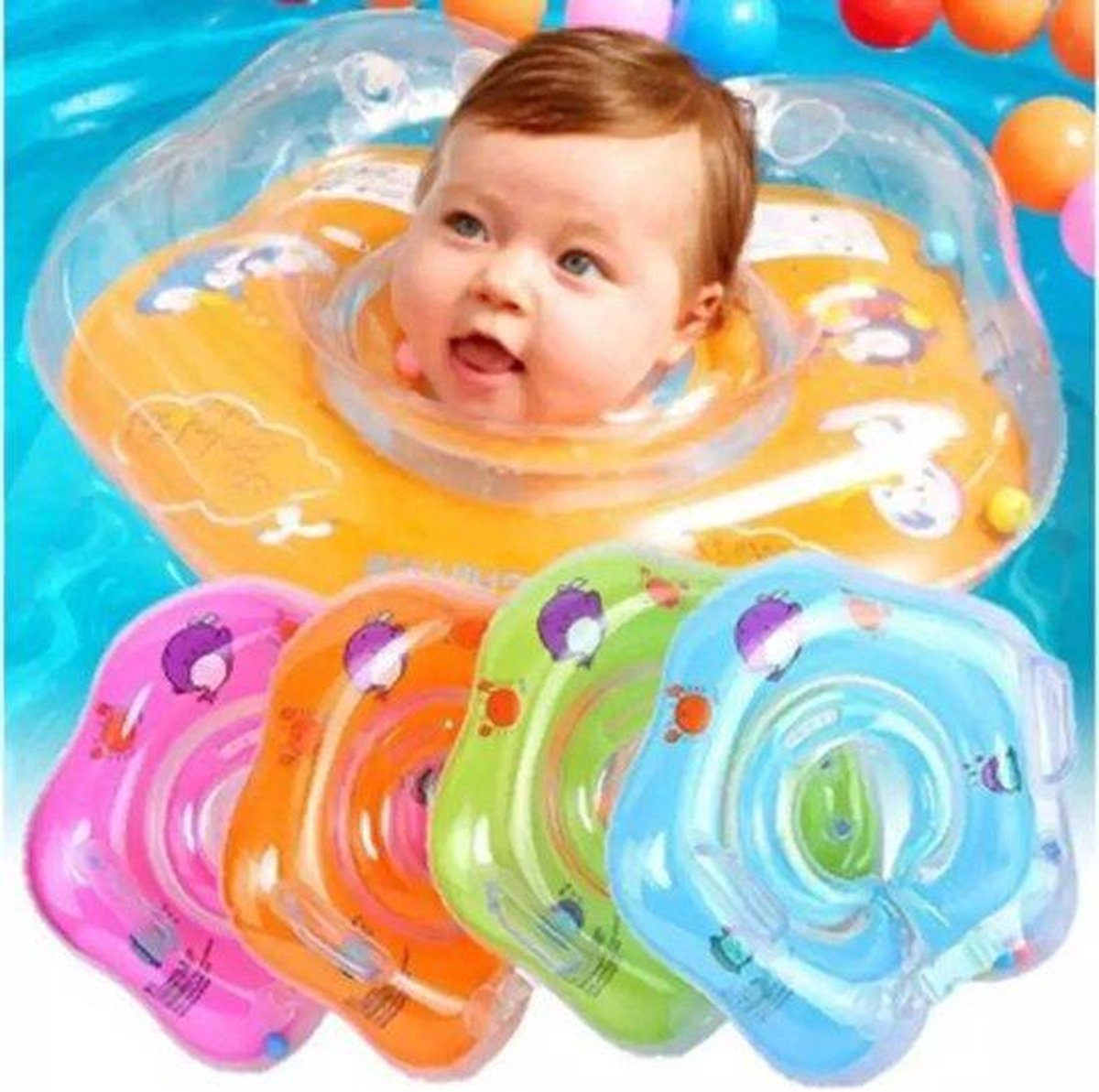 Baby pool cheap float neck