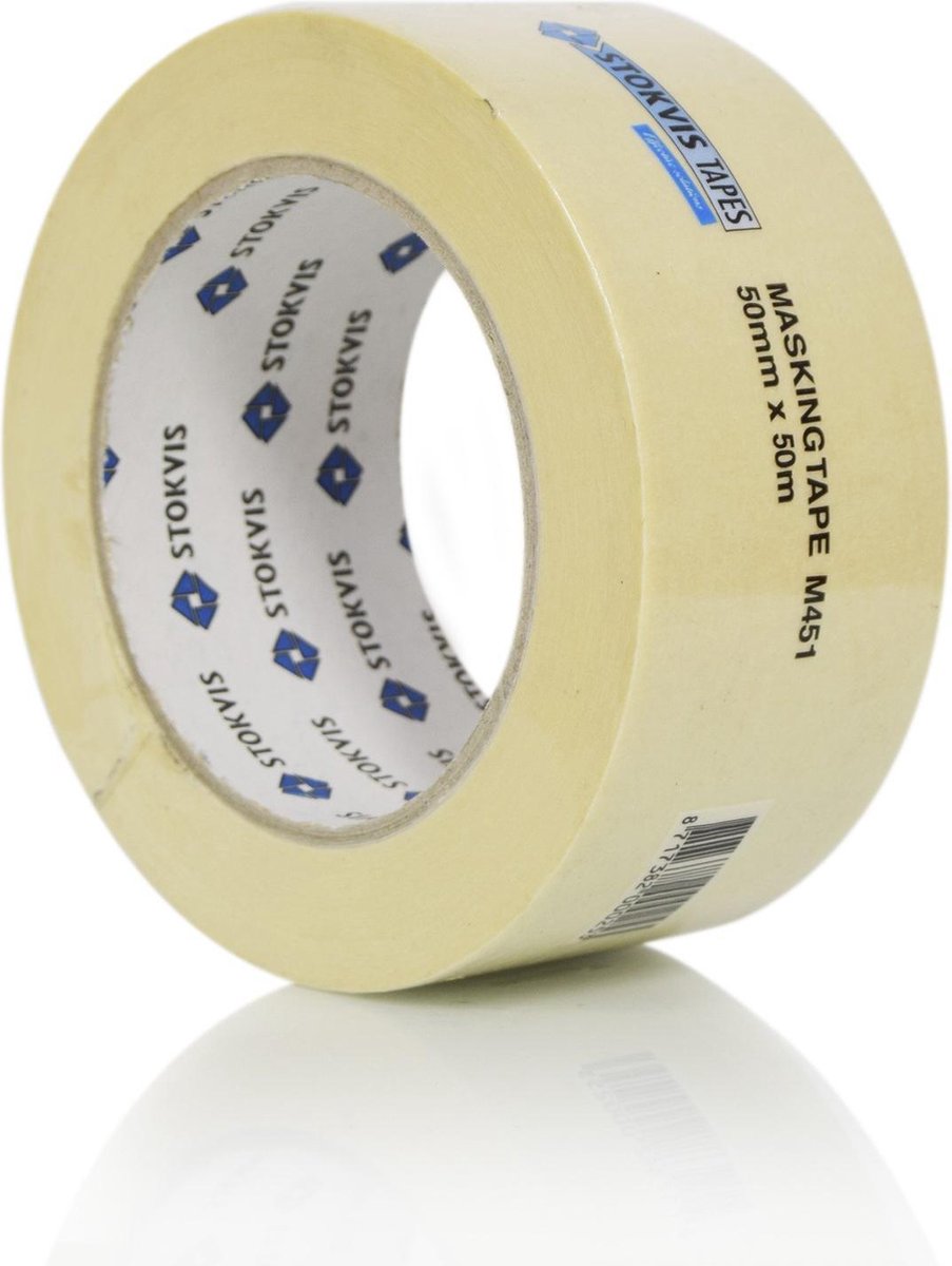 Stokvis masking tape 38mm x 50 meter beige (CT200501)