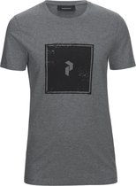 Peak Performance  - Print Tee - T-Shirt Heren - XXL - Grijs