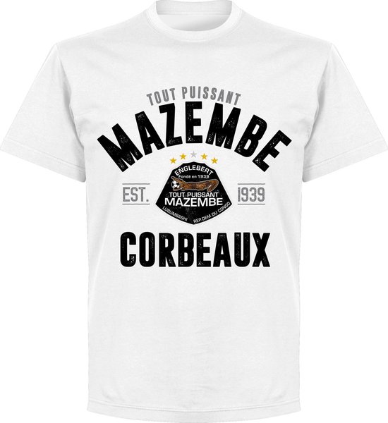 TP Mazembe Established T-Shirt - Wit - XS