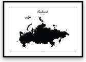 Rusland landposter - Zwart-wit
