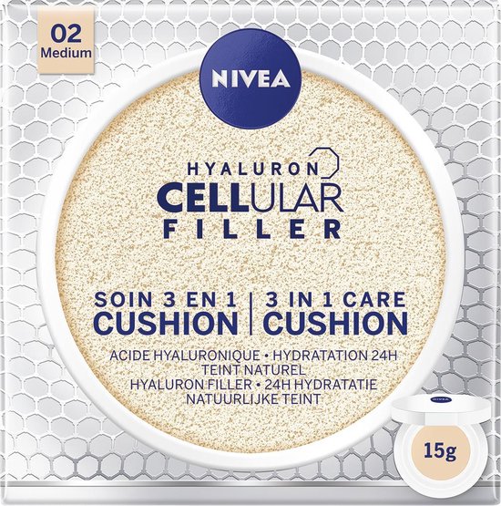 nivea, hyaluron cellular filler - 02 medium 15 g | bol.com