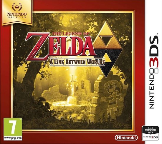 Cover van de game The Legend of Zelda, A Link Between Worlds (Select) - 2DS + 3DS