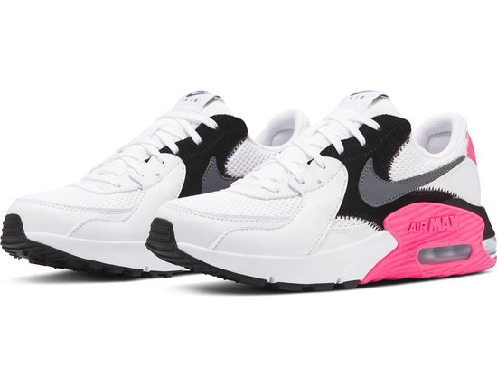 Nike Air Max Cool Grey Black Hyper Pink Nike Air Max Excee Dames Sneakers - White/Cool Grey-Black-Hyper Pink