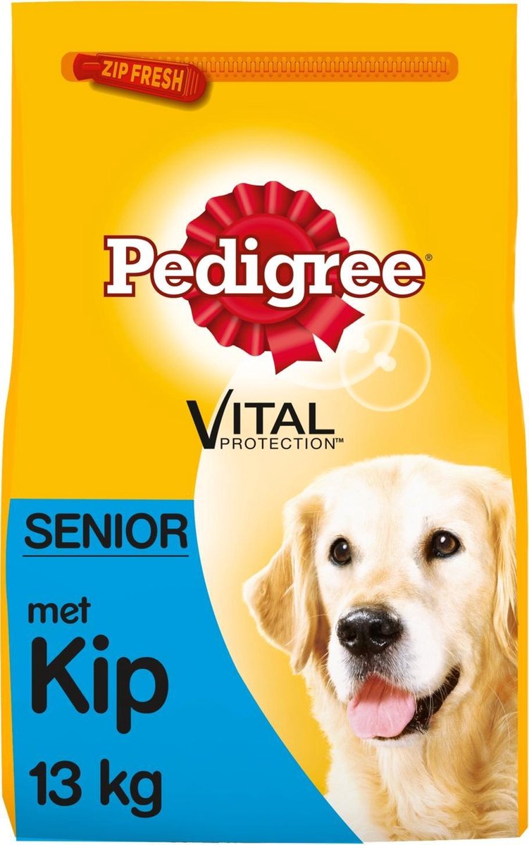 Pedigree Vital Protection Senior Brokken - Kip, Rijst & Groenten - Hondenvoer - 13kg