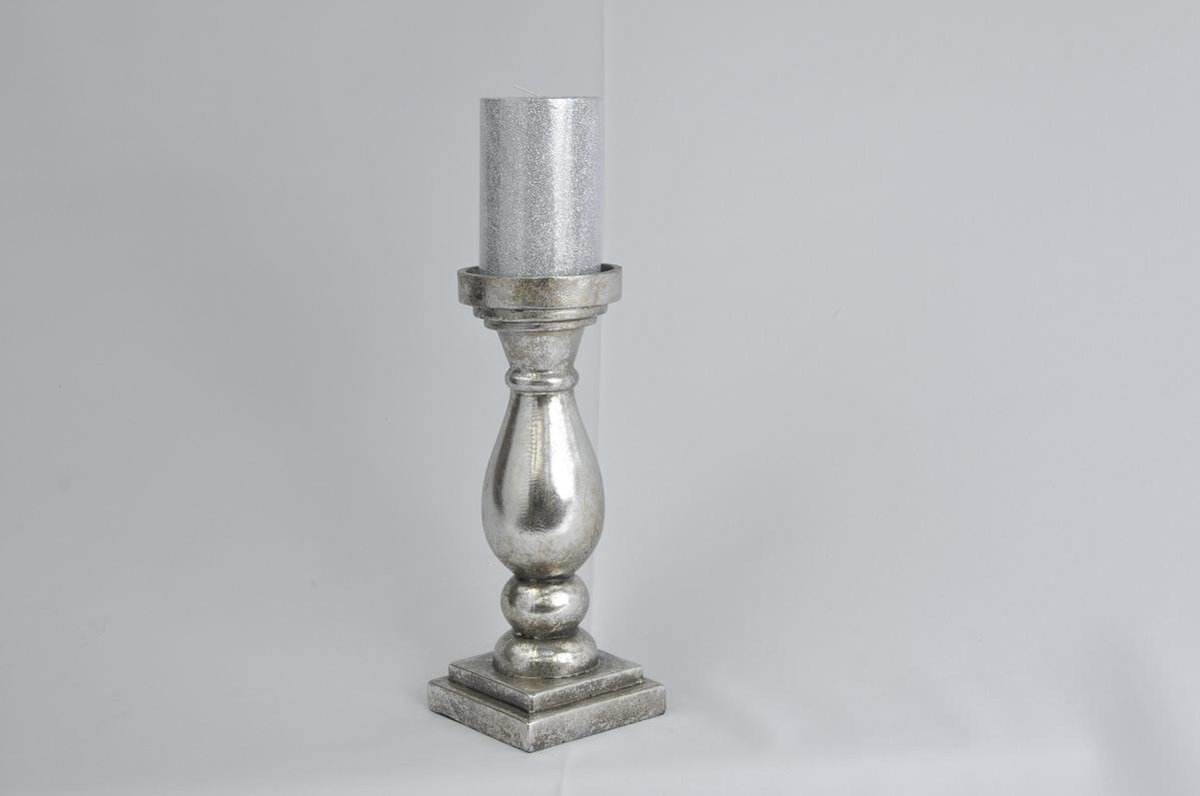 kandelaar zilver 26cm