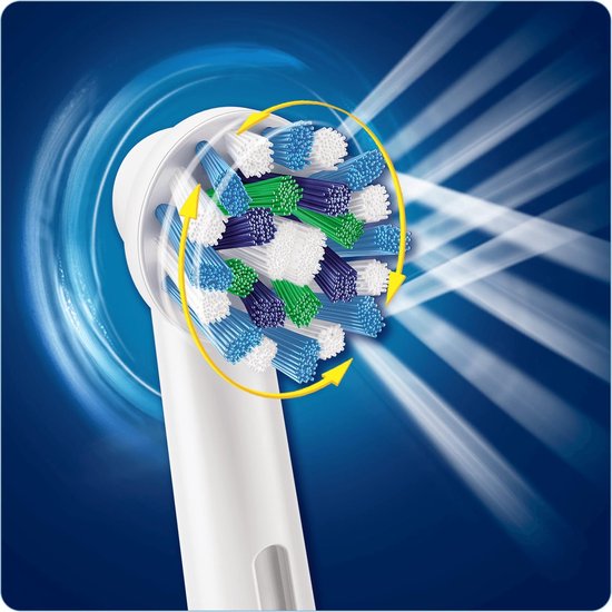 Oral-B CrossAction - Opzetborstels - 4 stuks