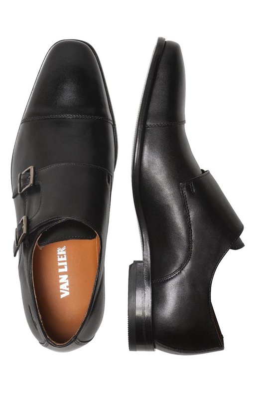 Van Lier Goliath Gespschoenen - Zwart - Maat 46 | bol.com