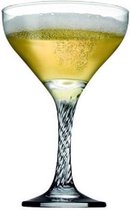 Pasabahce Twist - Champagneglazen - Set van 6 - 290 ml