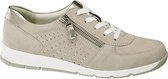 Medicus Dames Beige suède sneaker sierrits - Maat 40.5