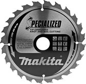 Makita B-09422 Specialized Cirkelzaagblad - 190 x 30 x 24T - Hout (Met nagels)