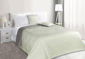 Beddensprei_sprei_kleur_munt_170X210cm_100% POLYESTER_Dubbelzijdig