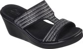 Skechers Rumble On Bling Gal Dames Sandalen - Zwart - Maat 40
