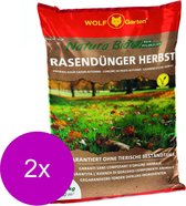 Wolf-Garten Natura Bio Gazonmest Herfst - Gazonmeststoffen - 2 x 10.8 kg