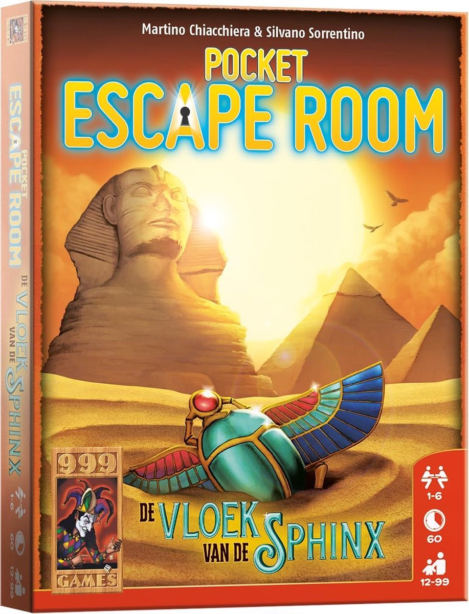 999 games Pocket escape room de vloek van Sphinx