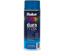 Dulux - Duramax - Spuitlak - Sneldrogend - Kleurbehoudend - Hoge dekking - True Blue - Hoogglans Blauw
