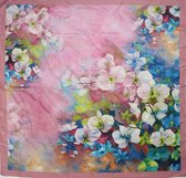 ThannaPhum kunst design sjaal 85 x 85 - floral fantasy