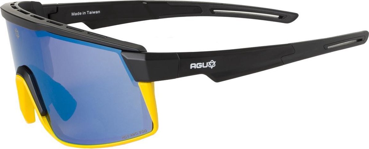 AGU Verve HD Fietsbril - Fluo Geel - Incl. verwisselbare glazen | bol.com