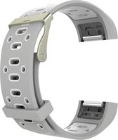 watchbands-shop.nl Bracelet en Siliconen - Fitbit Charge 2 - GreyWhite