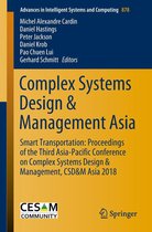 Advances in Intelligent Systems and Computing 878 - Complex Systems Design & Management Asia