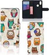 Coque pour Xiaomi Mi Mix 2s Coque Téléphone Heureux Owls