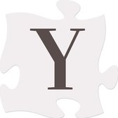 Puzzelstuk 15cm Letter Y