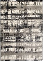 Modern laagpolig vloerkleed Bronx - Abstract - Grijs - 200x290 cm