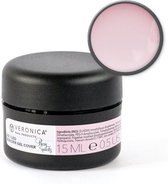 Veronica NAIL-PRODUCTS UV / LED BUILDER gel Cover Rosy Quartz, 15 ml. Camouflage gel tegen verkleuringen, oneffenheden en beschadigingen van nagelbed, t.b.v. gelnagels voor iedere