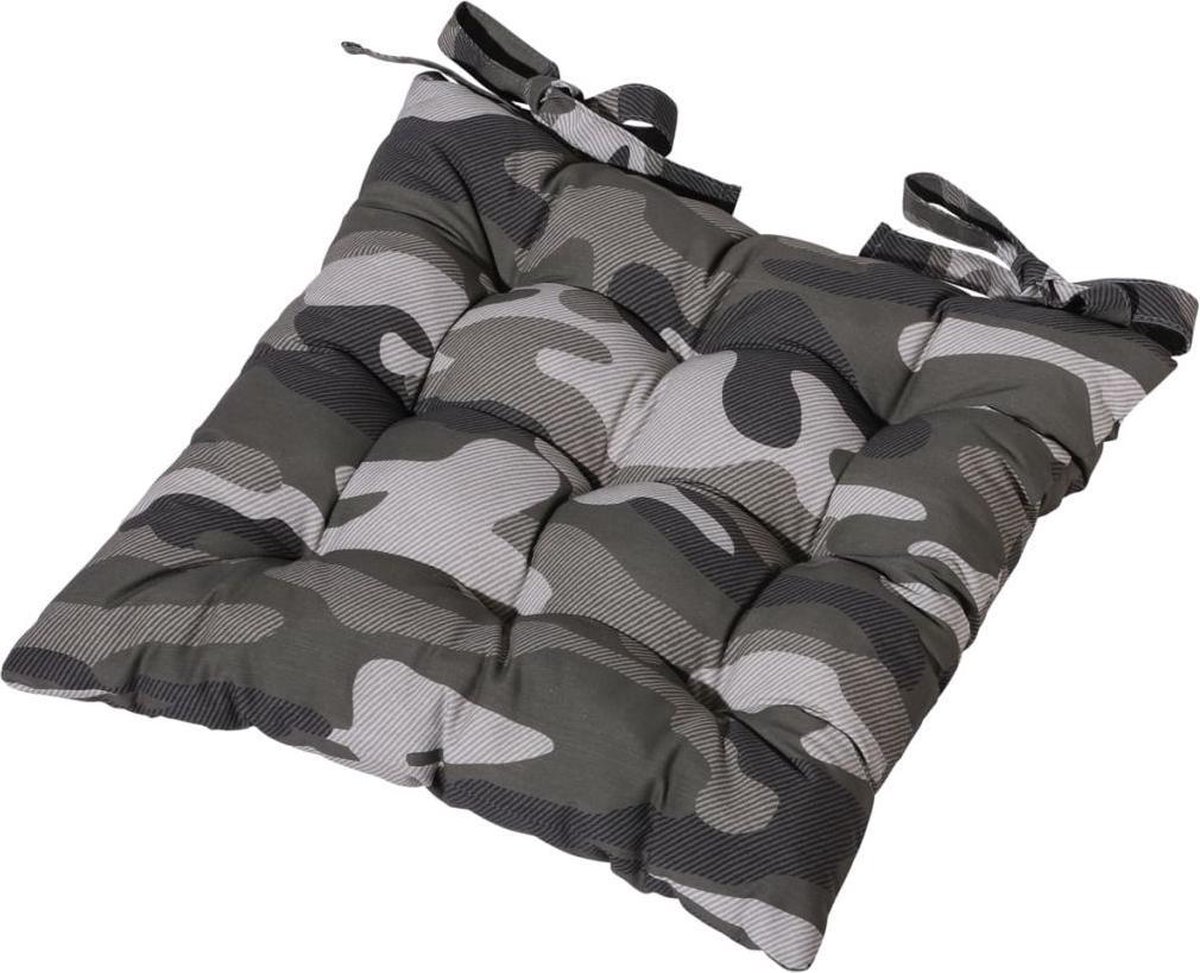 Madison Zitkussen Camouflage 46x46 cm TOSCF368 Meerkleurig